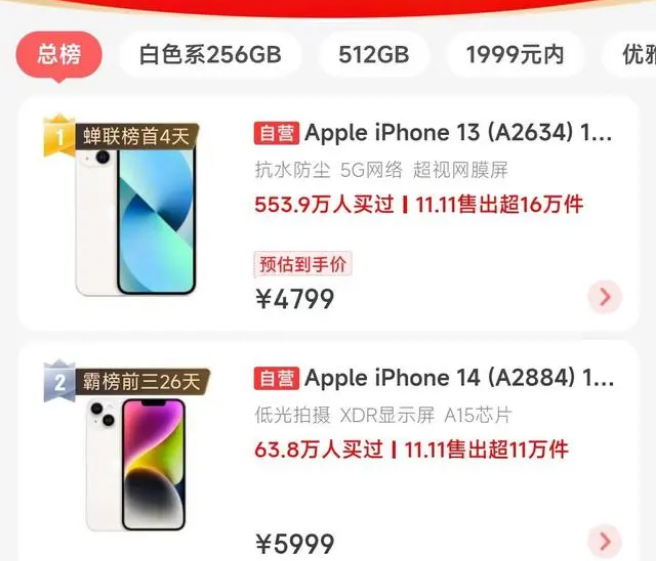宁明苹果14维修分享iPhone14配置不如同价位的安卓还能大卖 