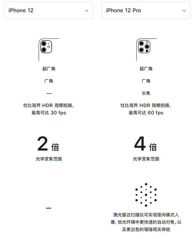 宁明苹果手机维修分享苹果 iPhone 12 与 iPhone 12 Pro 选哪款 